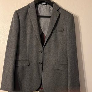 Heather Grey men’s unstructured blazer